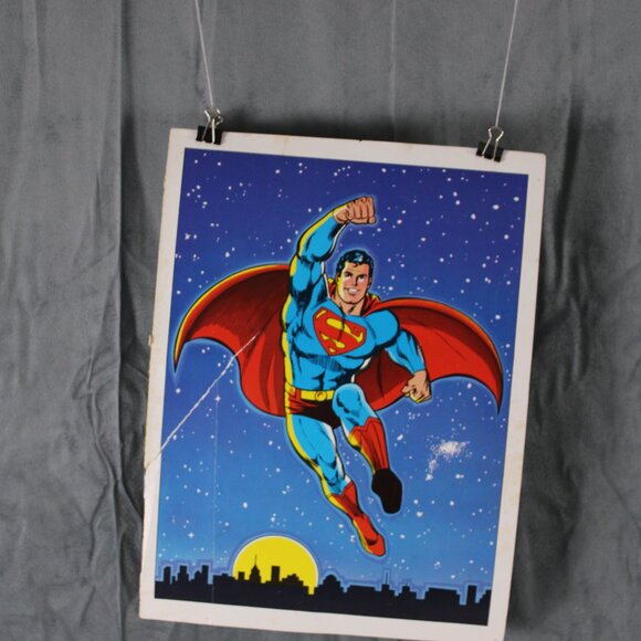 Vintage DC Poster - 1977 Parade Cover Image 1978 DC Poster Book - Paper Poster - Picture 5 of 5